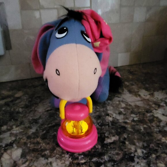 Vintage Eeyore Night Cap Lantern Plush Doll-1998 - Picture 3 of 4